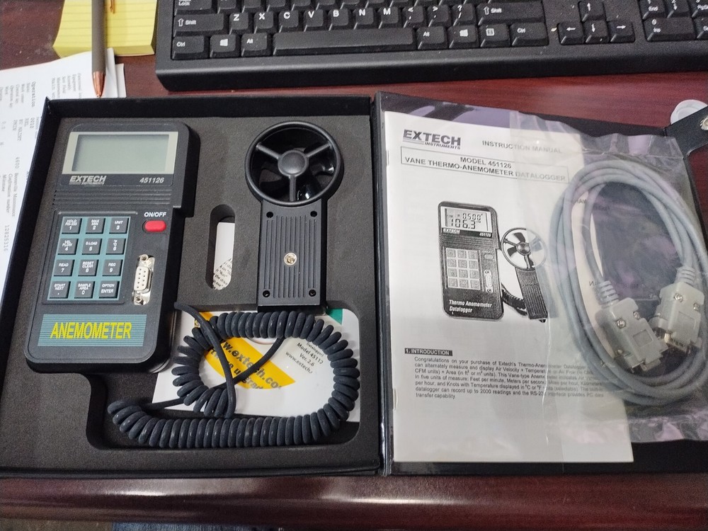 EXTECH INSTRUMENTS ANEMOMETER 451126