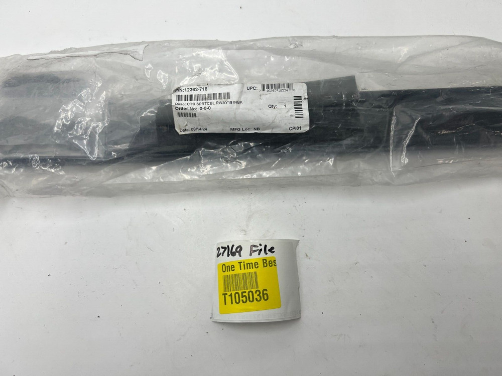 CABLE RUNWAY CENTER SUPPORT ASSEMBLY 18" 12362-718 Black