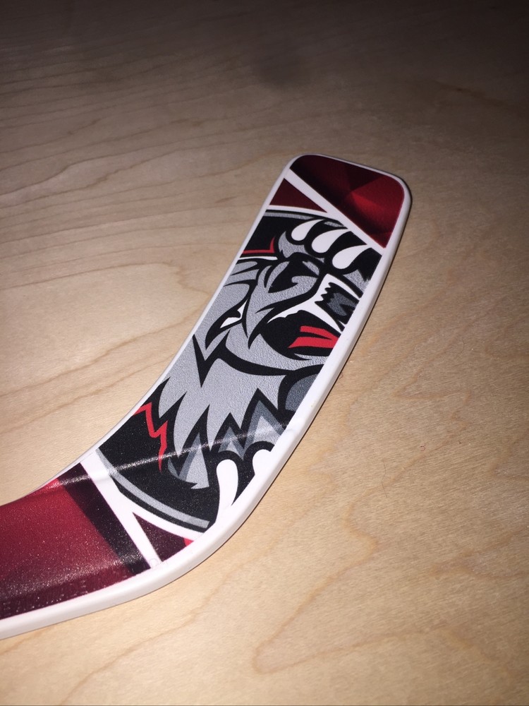 New ECHL Brampton Beast MINI HOCKEY STICK