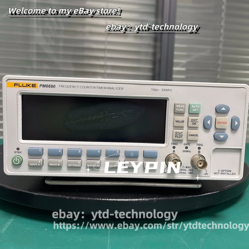 1 PCS Fluke PM6690 Frequency Counter/TIMER/ANALYZER 100PS - 300MHZ#ytd