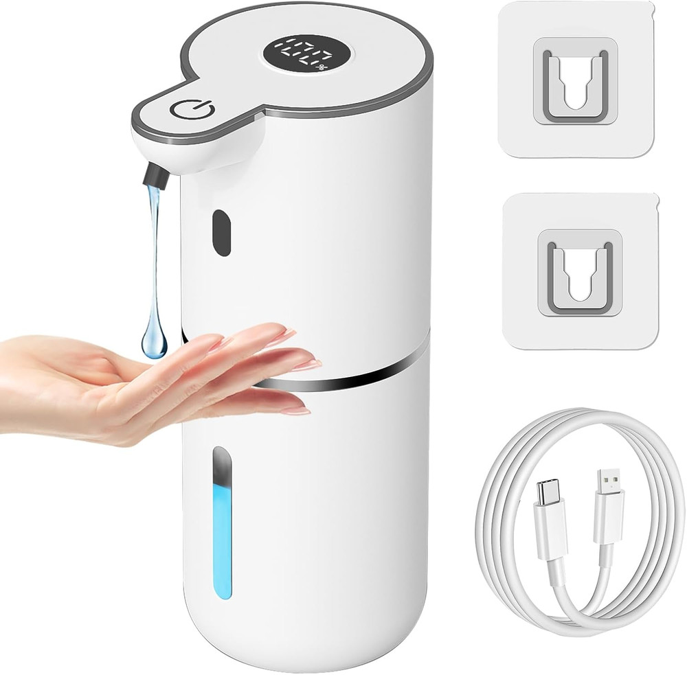 Automatic Liquid Soap Dispenser Touchless, USB Rechargeable Smart Soap Dispenser
