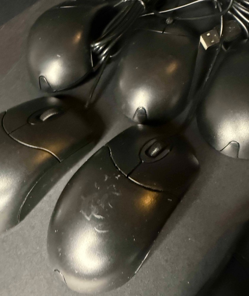 Mixed Lot of 25 Optical Mouse USB Scroll Wheel Mouse