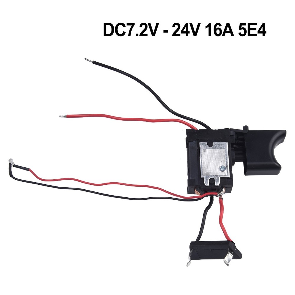 Replacement Push Button Trigger Switch for Electric Drills with Speed Control