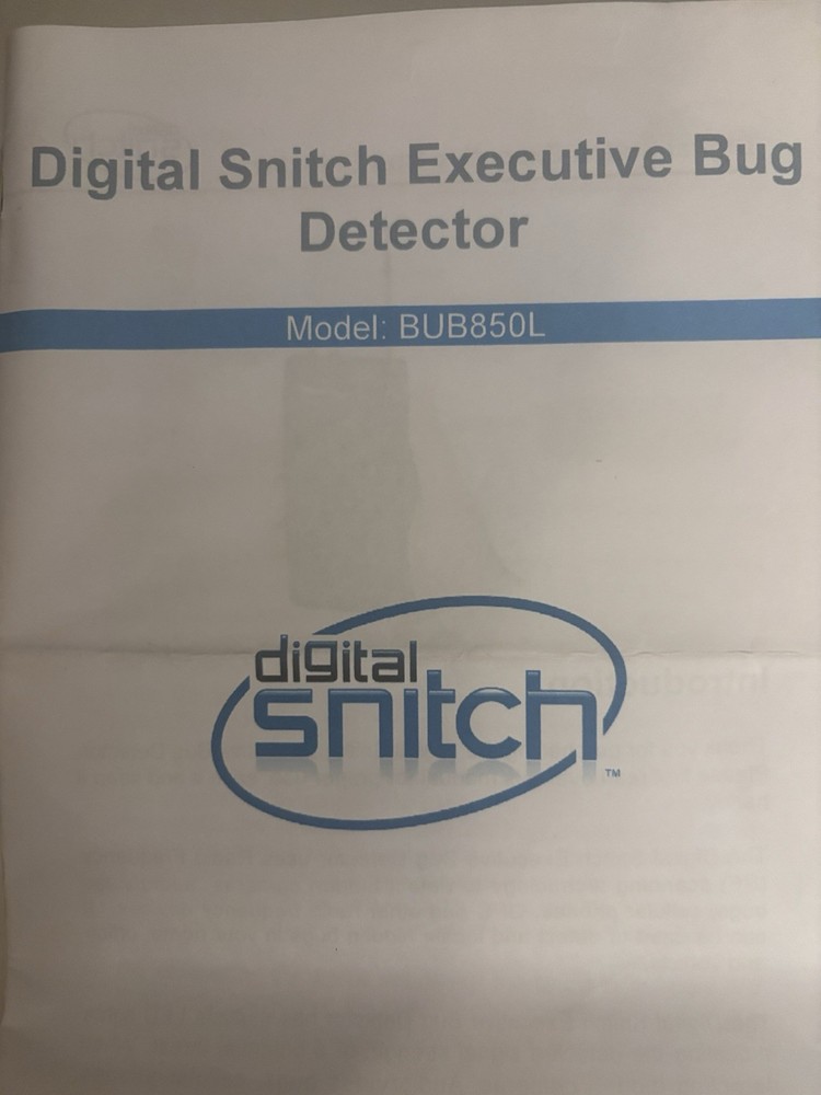 Anti-Spy RF Signal Bug Detector