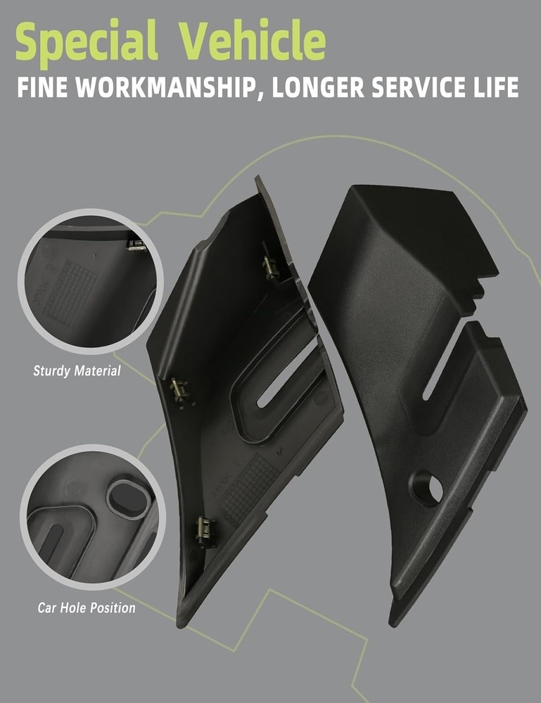 Windshield Wiper Cowl End Panel Compatible with Truck Silverado Cowl