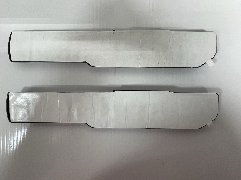 TRD OFF ROAD STYLE SIDE EMBLEMS PAIR BLACK RED - AFTERMARKET
