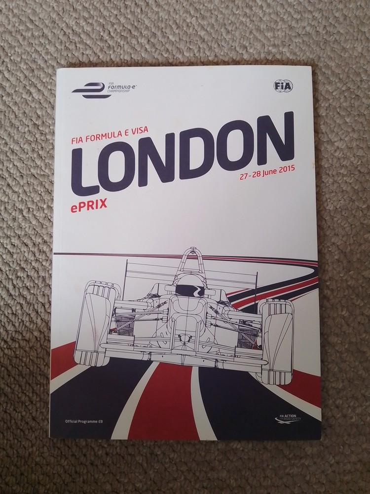 FIA Formula E ePrix Programme London 2015. Vgc