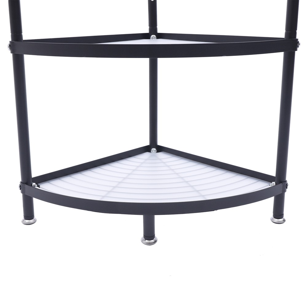 5-Tier Triangular Pot Rack - Space-Saving Kitchen Organizer for Cookware