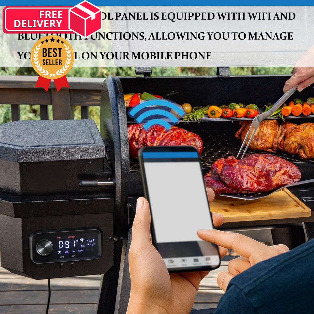 Replacement 80146 Digital Pit Boss 80146 PID Control Board, black