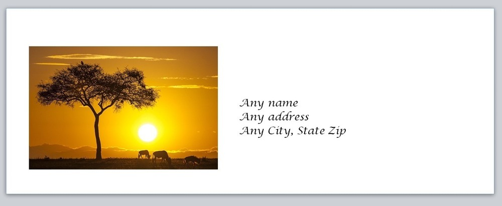 Personalized Address Labels Sunset (BO 767)
