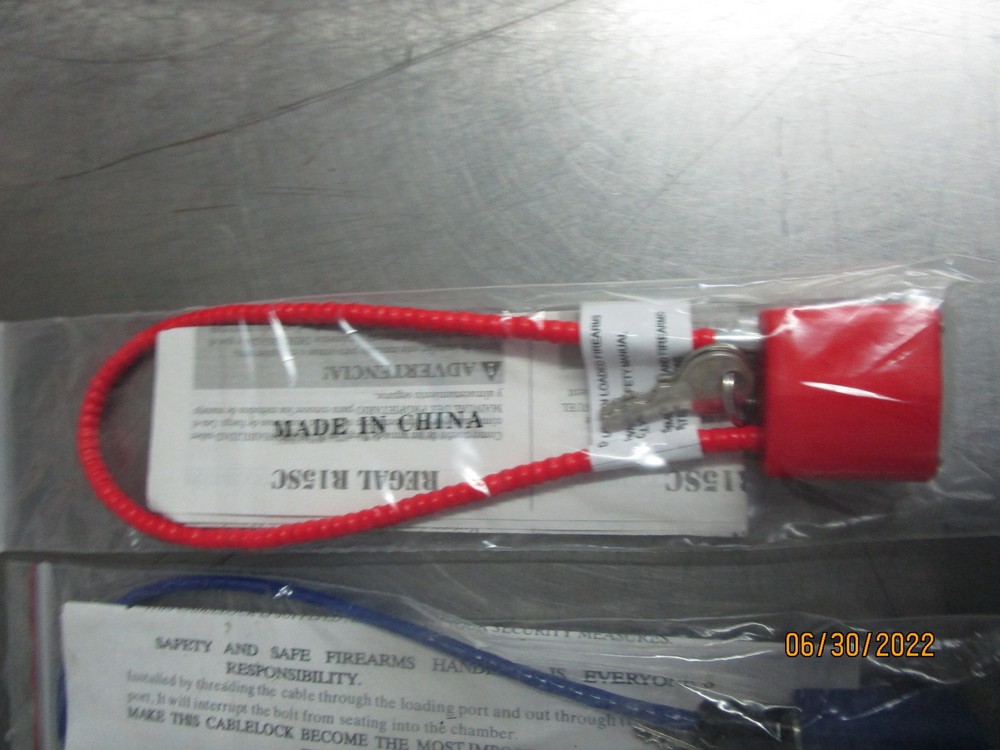 3 Cable Gun Locks NOS