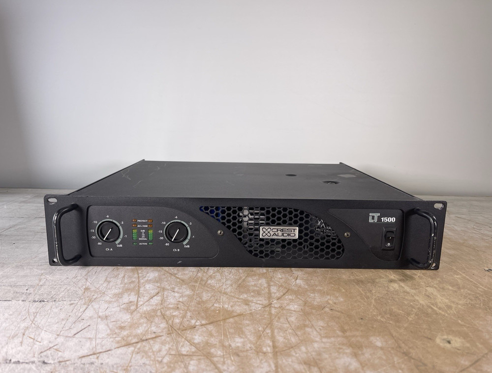 CREST AUDIO LT 1500 PROFESSIONAL POWER AMPLIFIER