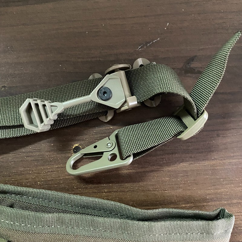 Ferro Slingster Sling Tan With Hardware (Green)