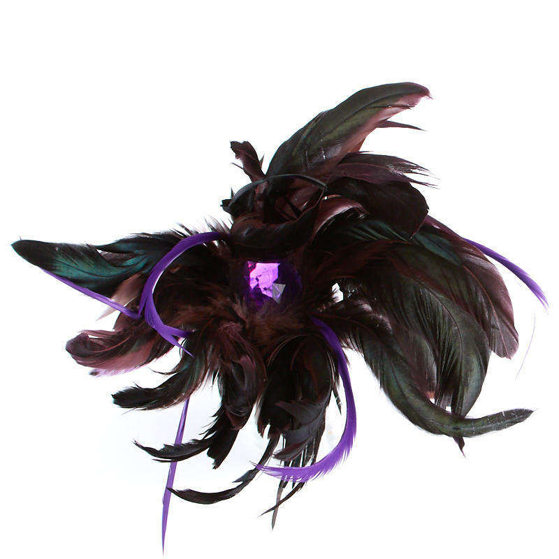 Purple Feather Spray