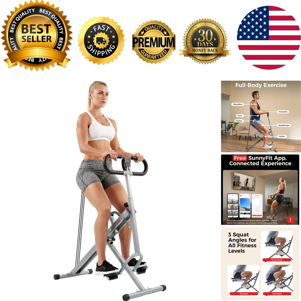 Ergonomic Smart Glute & Leg Trainer with Bluetooth - Foldable & Lightweight
