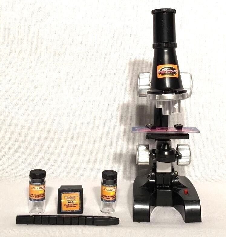 Educational 10 Piece Microscope Kit Science Math Kids Toy Set Gift NEW