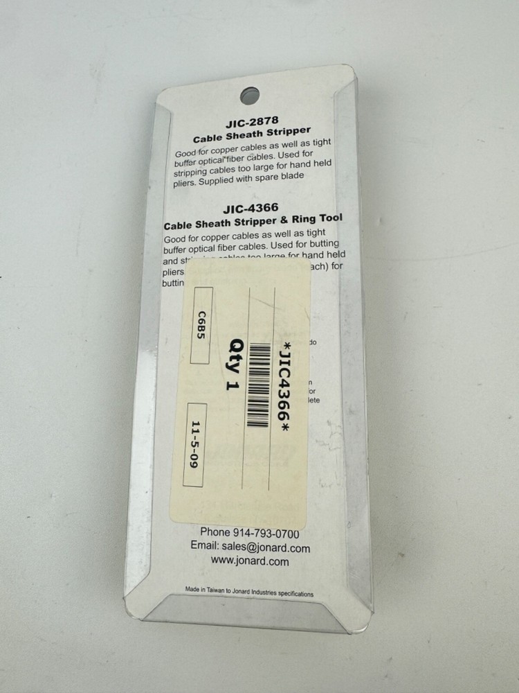 Jonard Tools Cable Stripper & Ring Tool JIC4366