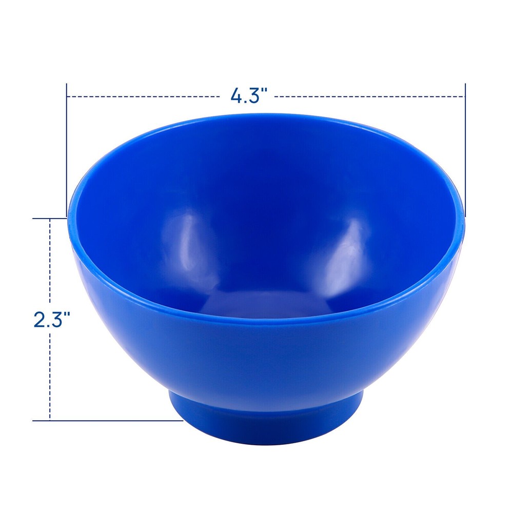 5PCS JMU Lab Flexible Rubber Mixing Bowl for Alginate Impression Material Medium