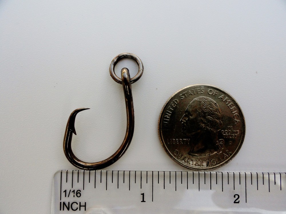 4x Strong Ringed Circle Hooks Size 2/0 – 40 Pieces