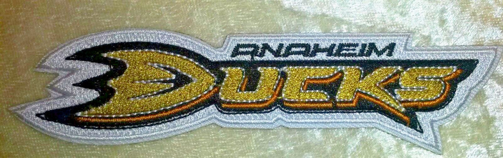 Anaheim Ducks 5" Iron On Embroidered Patch ~Free Tracking~