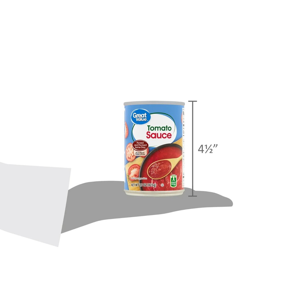 (8 pack) Great Value Tomato Sauce, 15 oz