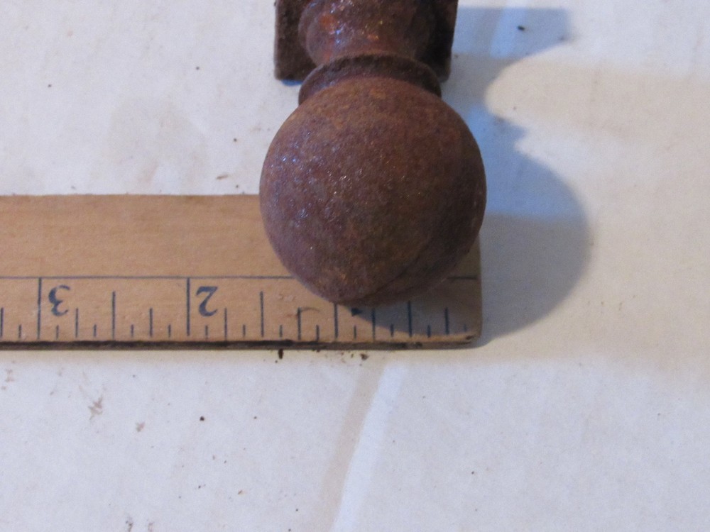 3 Iron Salvaged Finial, Knobs, Toppers, DIY,