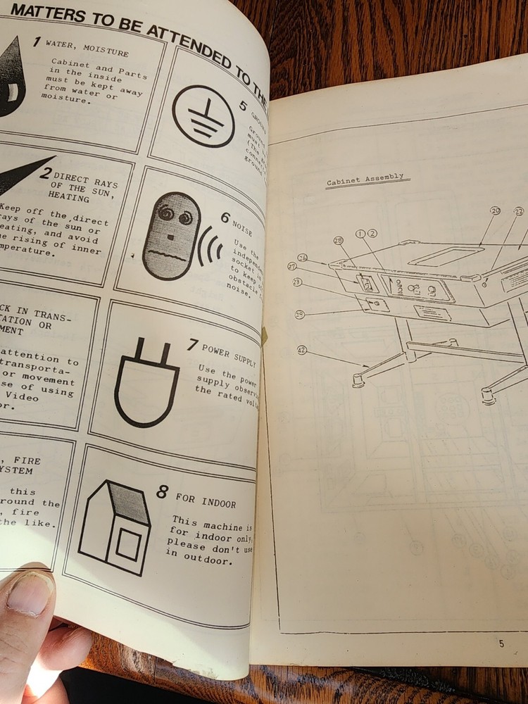 Irems Play Table Manual Arcade Cocktail Original