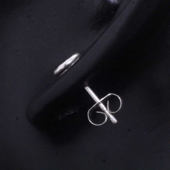 Ryuto Small Flower Hammered Stud Earring (Single) Silver 950
