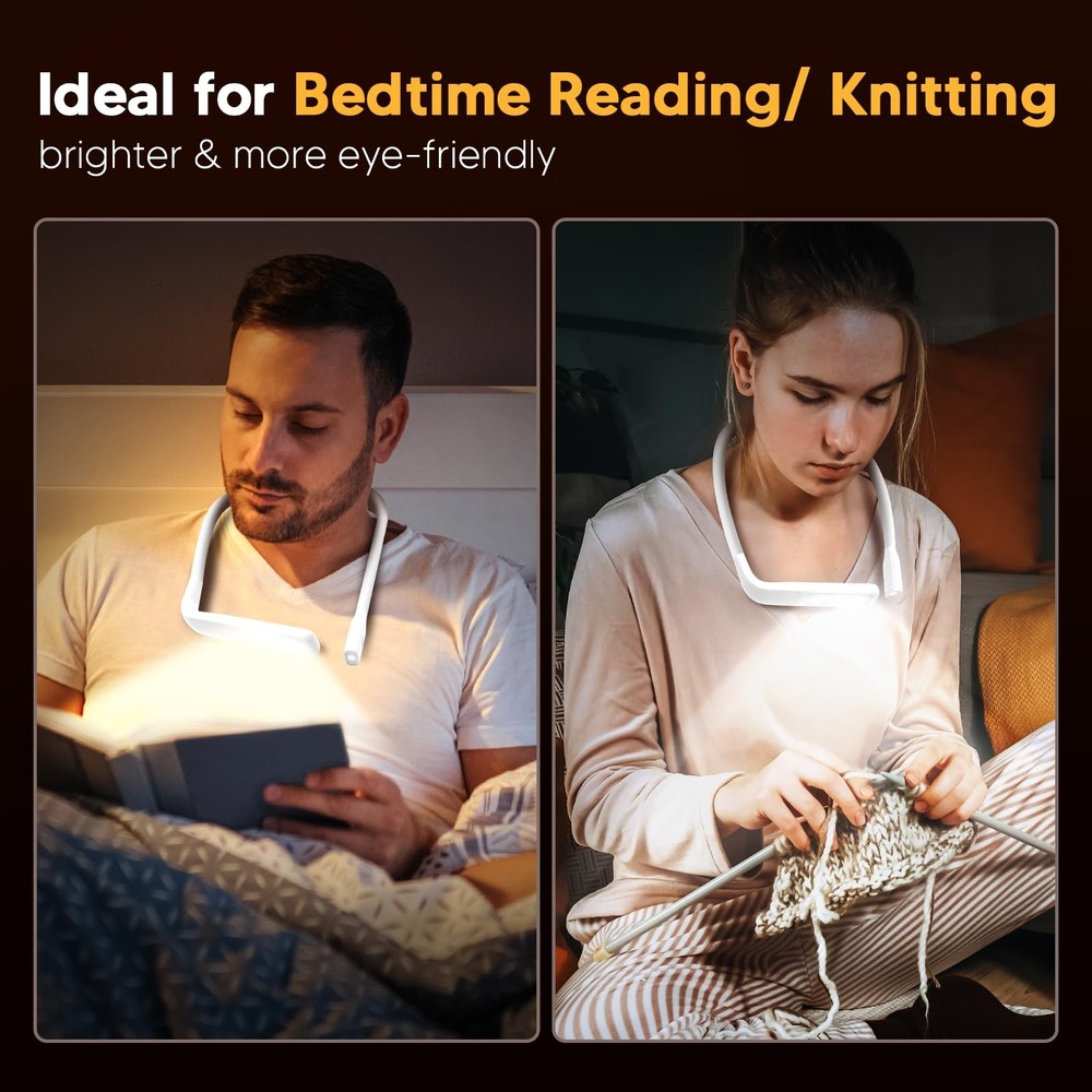 Neck Light Reading Book Lovers Gift Crochet Accessories Knitting Gift Light Set