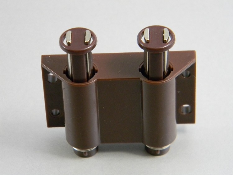 Double Magnetic Touch Catch Brown