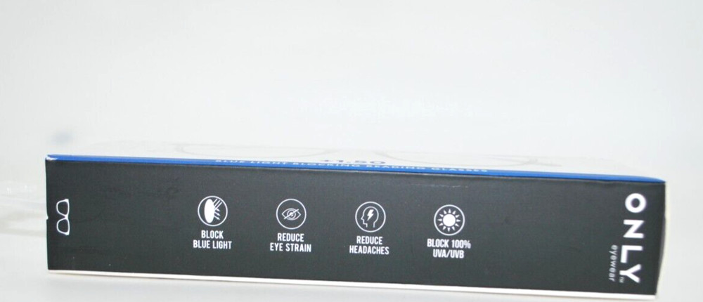 ONLY EYEWEAR BLUE LIGHT BLOCKING " The Performer " READER + 2.50 New