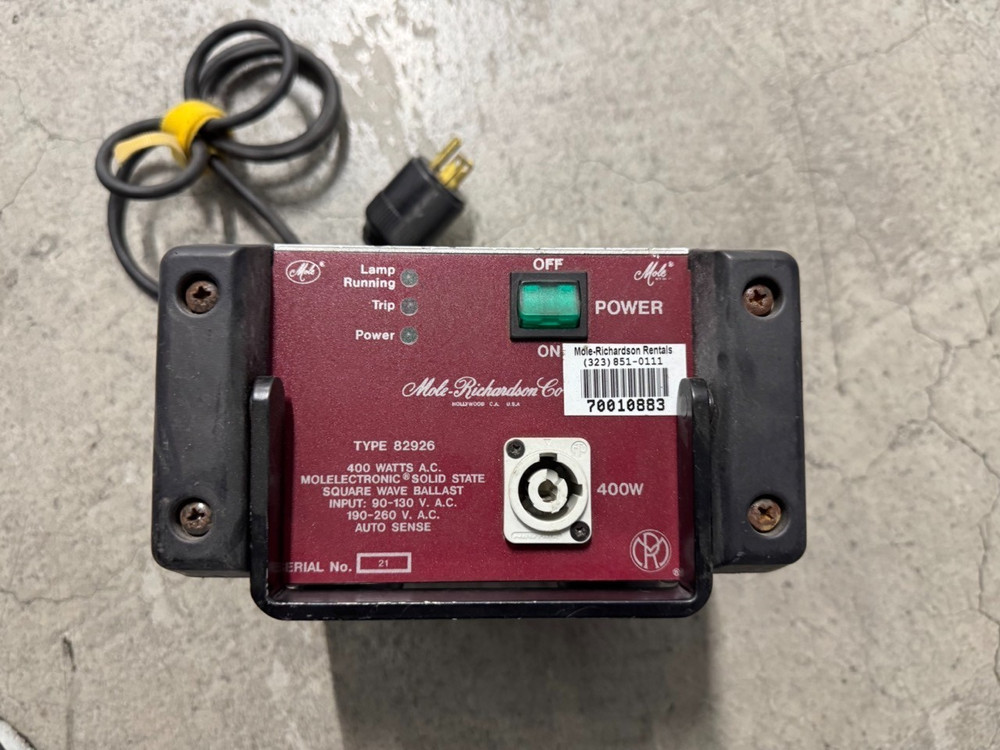 Mole Richardson 400w HMI Ballast