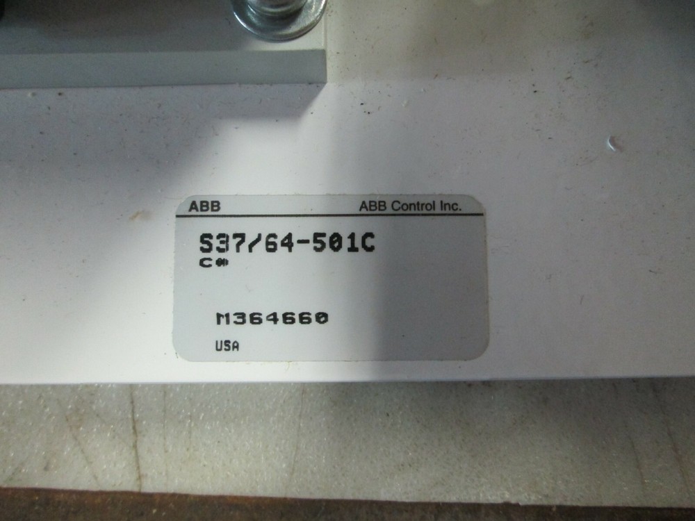 ABB Elevator Starter Panel S37-64-501C PSS SFT STR (NIB)