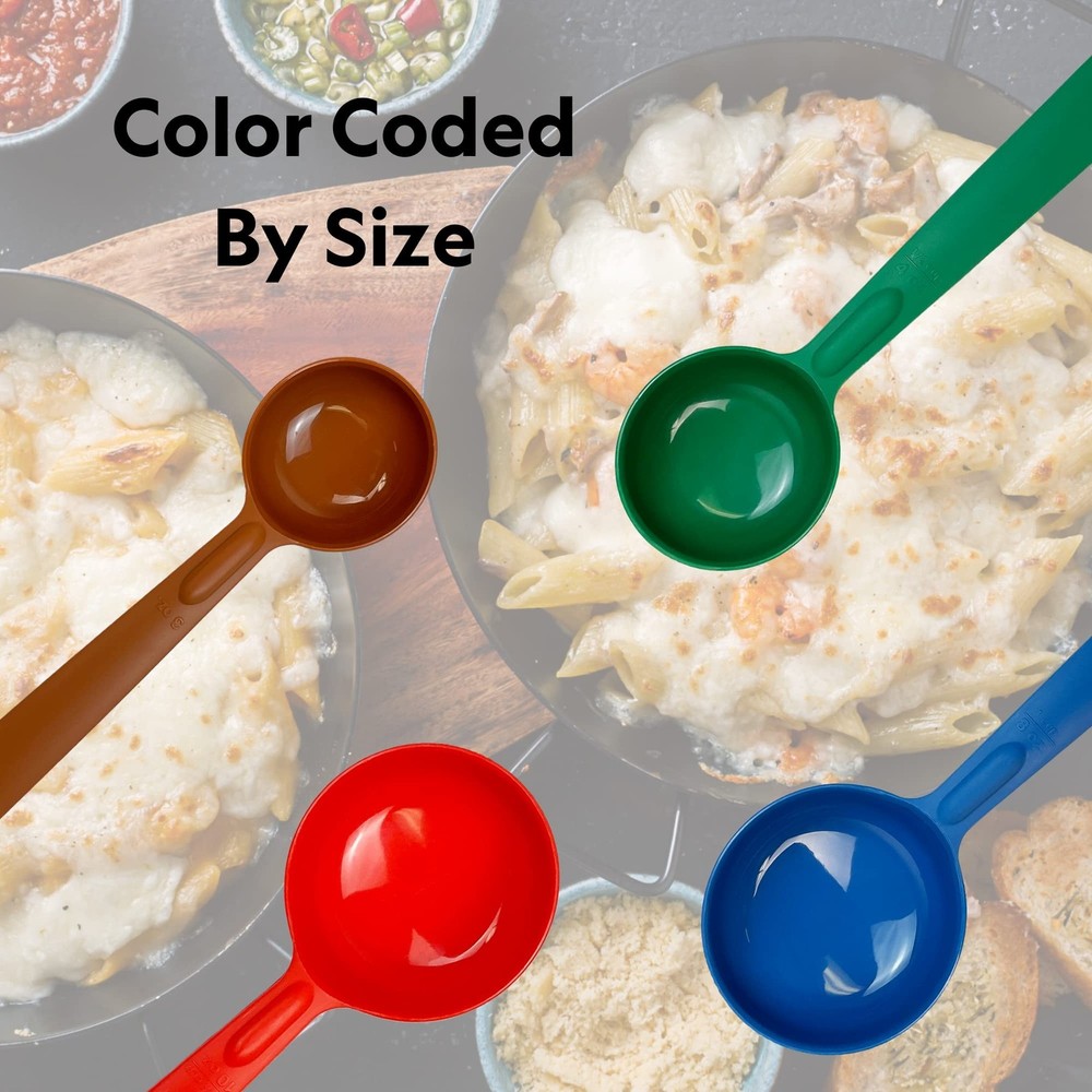 Cook's Rite-Size 4 oz. Solid Round Circle Server Portion Utensil, Copolymer P...
