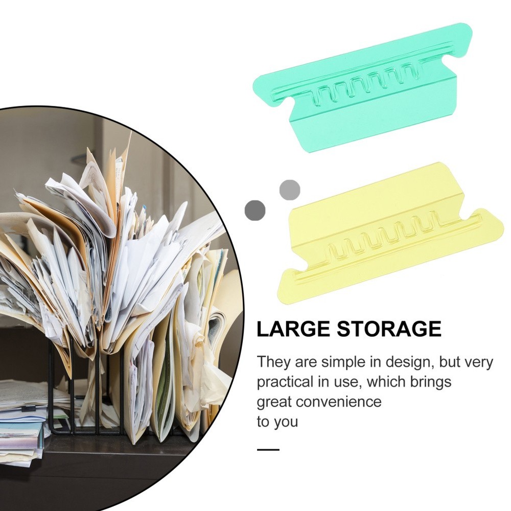 20 Pcs File Folder Tabs Hanging Labels and Inserts Files Folders
