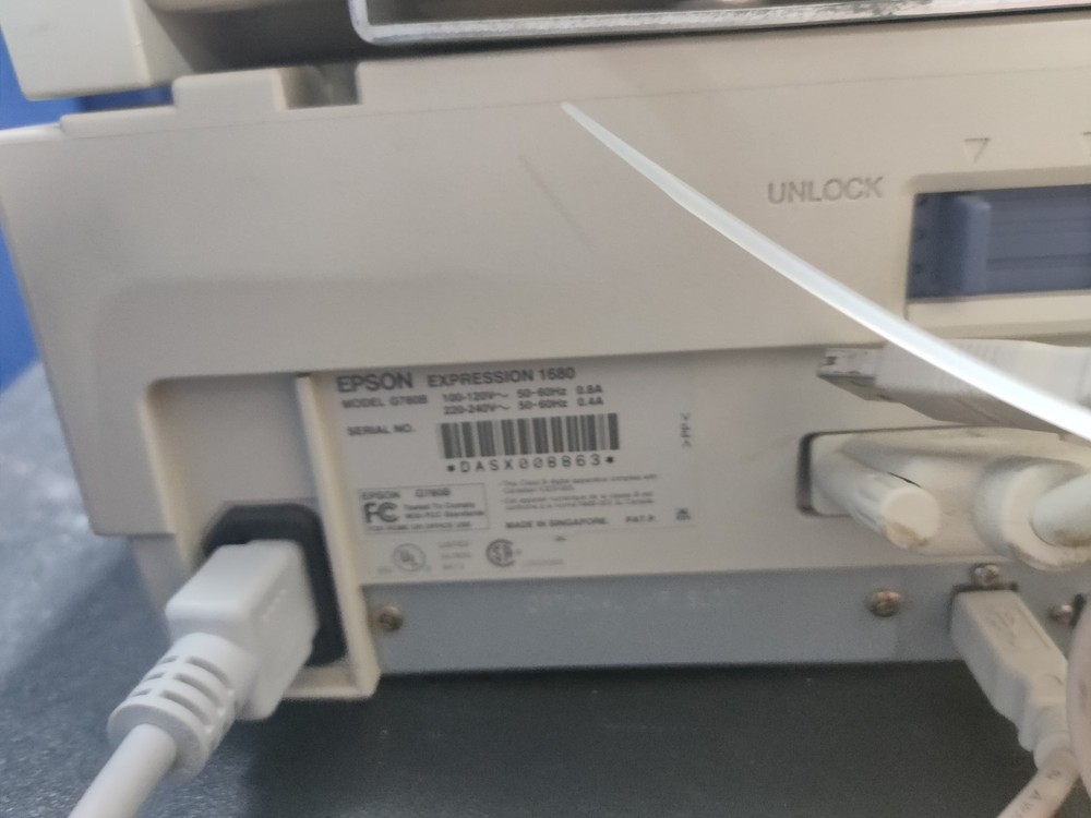 Epson Expression 1680 Flatbed Scanner-Tested