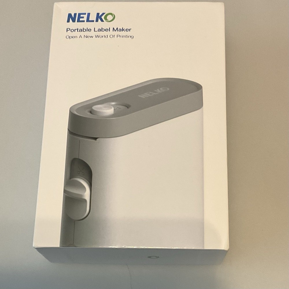 NELKO Label Maker Machine P21 Portable Bluetooth NEW OPEN BOX. Works