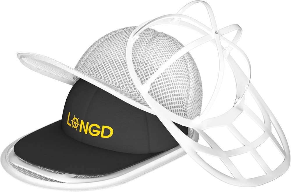 LONGD Baseball Cap Washer Cage - Sturdy Frame Select Size, Color