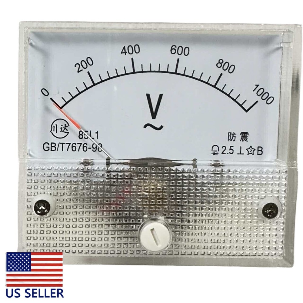 1PCS AC 0-1000V Analog Panel Volt Voltage Meter Voltmeter Gauge