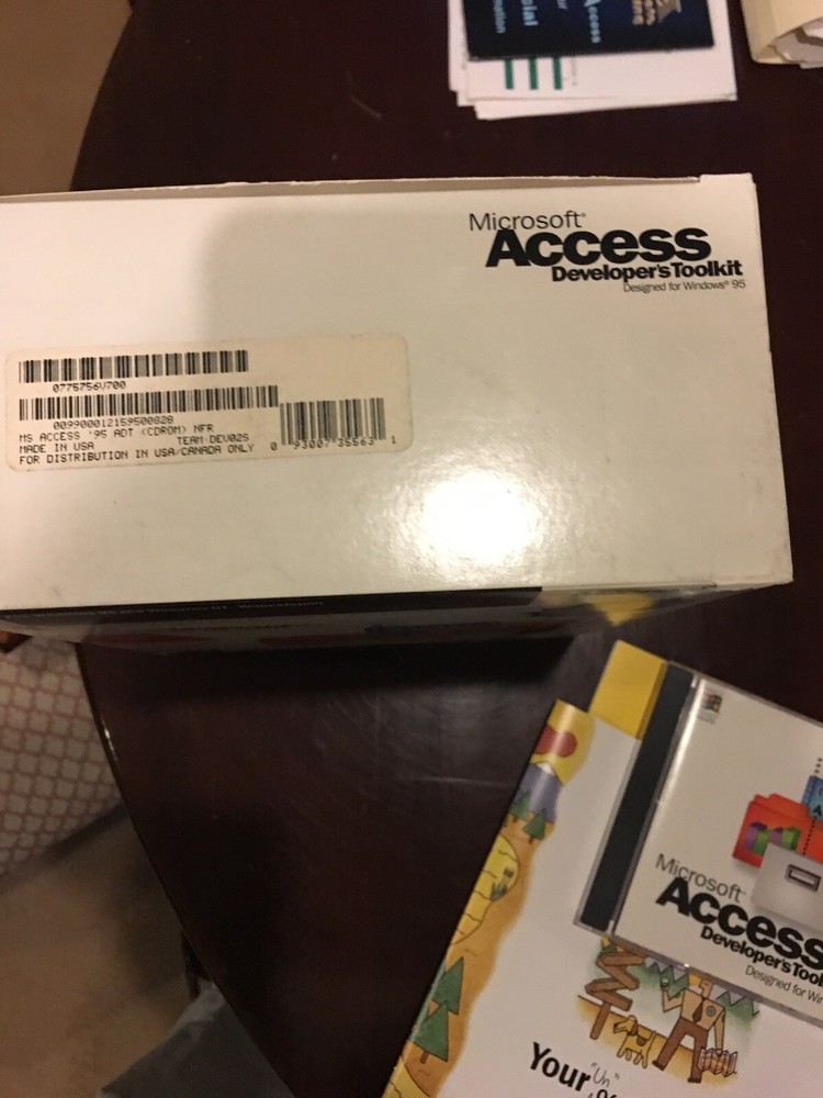 Authentic Microsoft Access Windows. Version 7.0 DBMS Developers Toolkit. NFR.