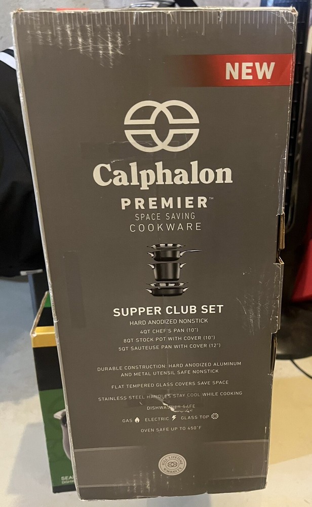 Calphalon Premier Space Saving Cookware Supper Club Set