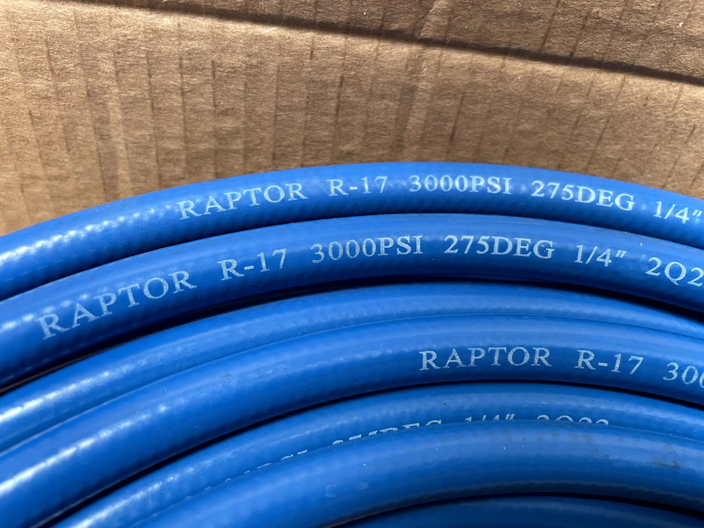 Carpet Cleaning Solution Hose 1/4 by 100 ft 3000 PSI