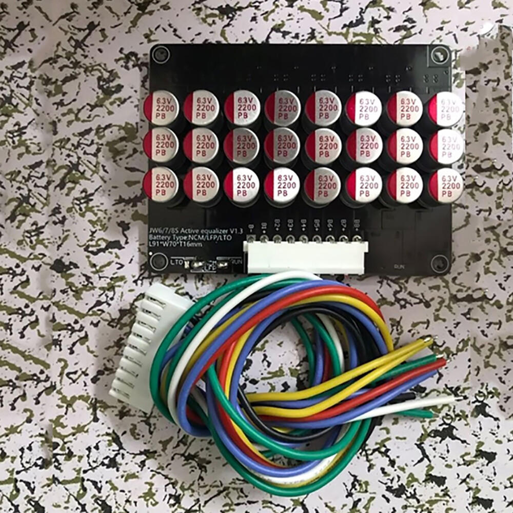 8S Capacitive Active-Balancer active balancing Equaliser Board Li-ion