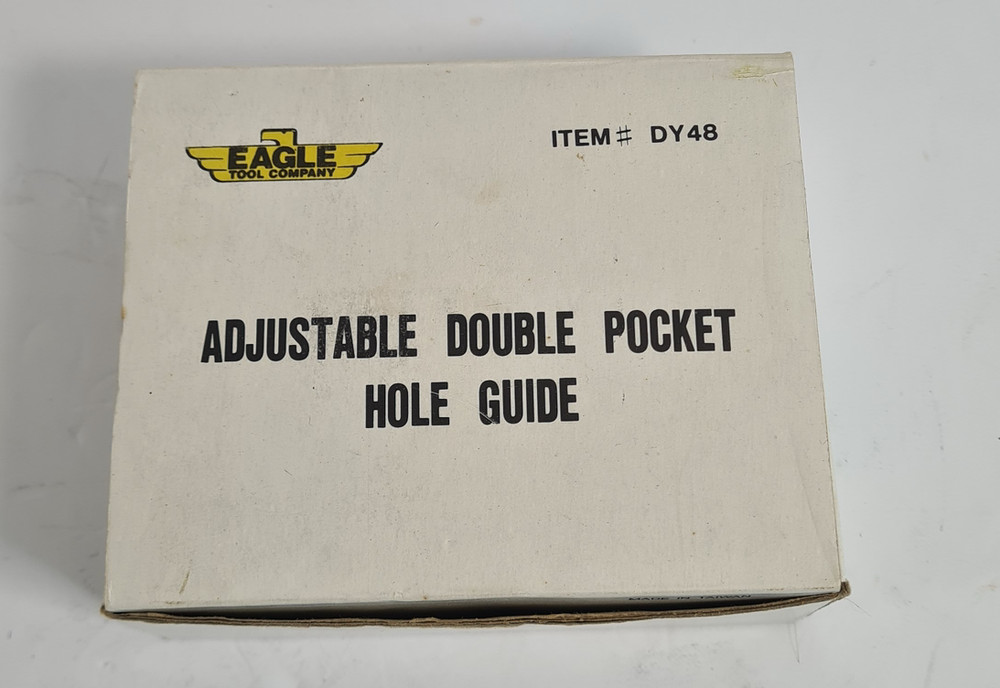 Eagle Tool Company Adjustable Double Pocket Hole Guide – Item #DY48
