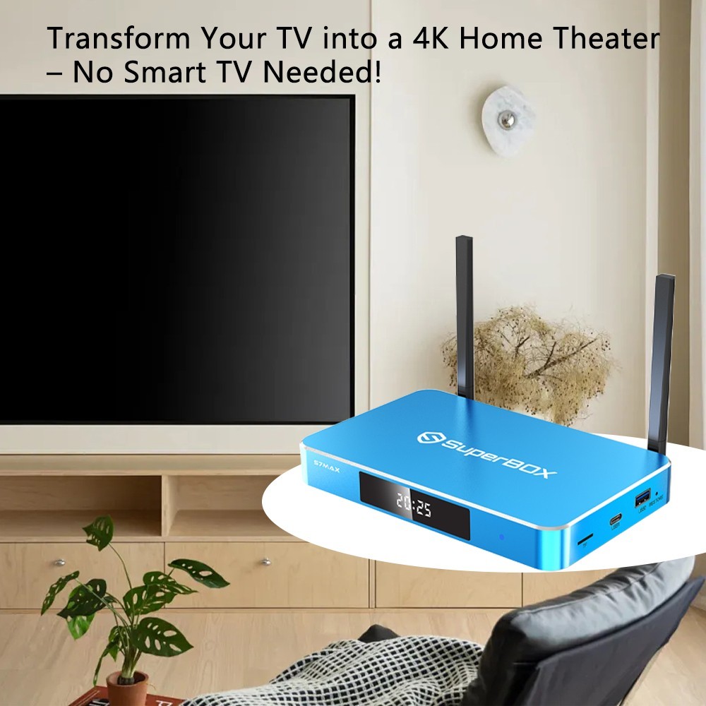 SuperBOX S7 Max HaveTime Shift Android Streaming Same Day Shipping message to Me