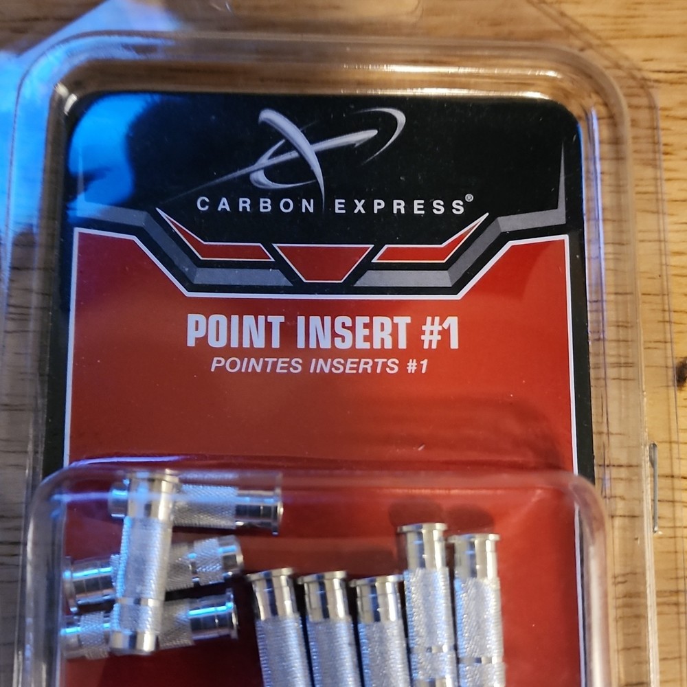 Carbon Express Point Insert Silver 12 Pack Fits Maxima Terminator Heritage