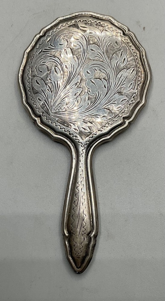 800 SILVER SMALL HAND MIRROR
