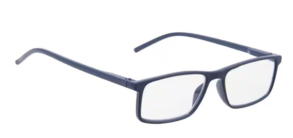 Magnifeye Reading Glasses, Blue Frame, +1.25 Magnification