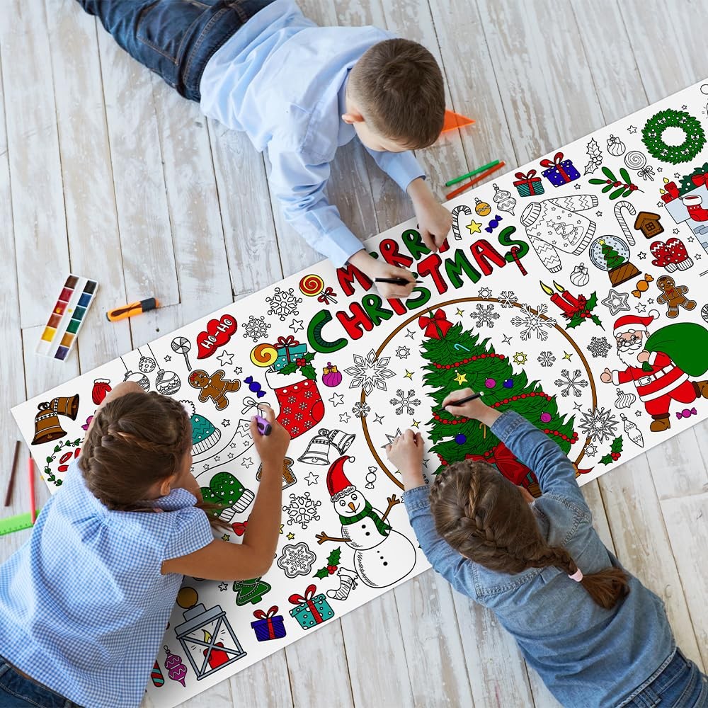 SPERINGEEN Christmas Crafts for 72" x 35" (Rectangular), Colorful