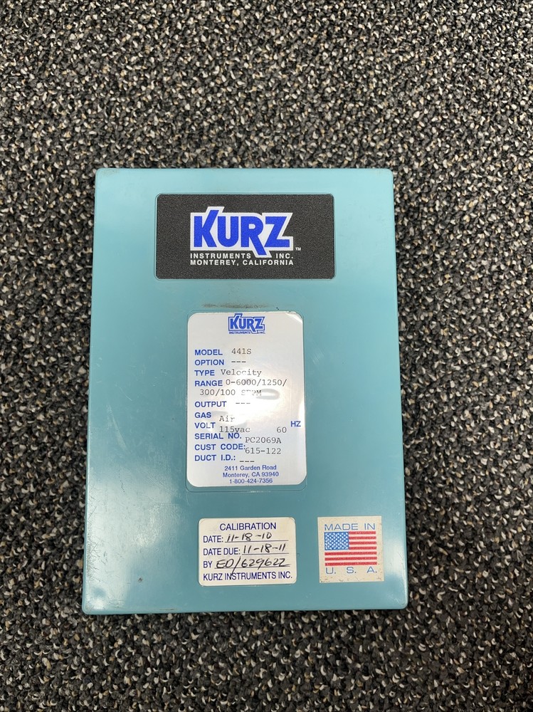 Kurz Air Velocity Meter Model 441S